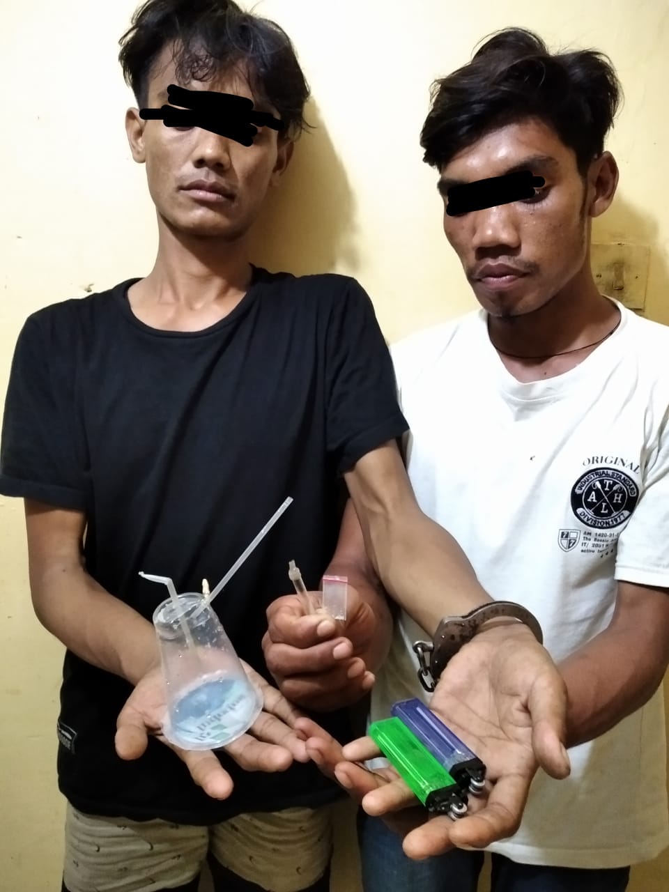 Gagal Transaksi Sabu, 2 Pria Diringkus Polsek Tanjung Beringin