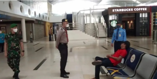 Polsek Kawasan Bandara Kualanamu Laksanakan Yustisi dan Patroli Di Areal Bandara KNIA