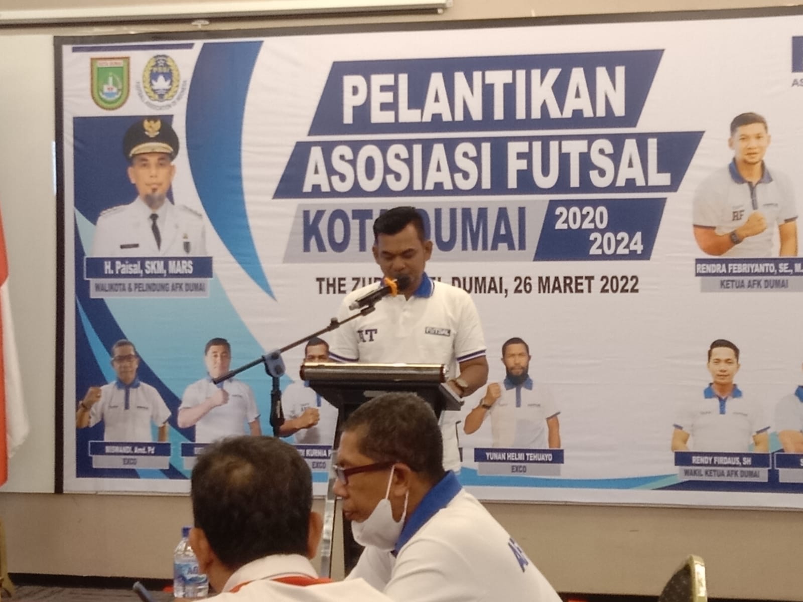 Ketua Asosiasi Futsal Provinsi (AFP) Lantik Kepengurusan AFK Dumai 2020 - 2024