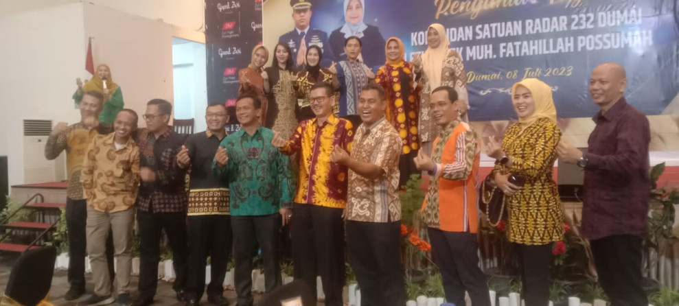 Lepas Dansatradar, Walikota Paisal  Sebut Dansatradar Dumai Letkol M Fatahillah Sosok yang Baik