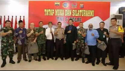 Ciptakan Sinergisitas Keamanan, Polda Sumut Pererat Silaturahmi TNI-Polri