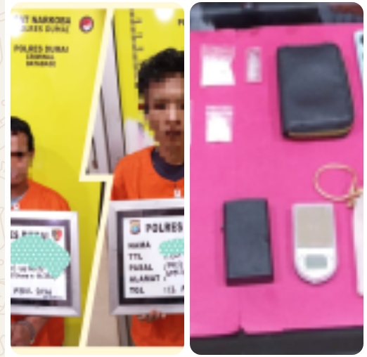 Delapan Paket Sabu Berhasil Disita Satres Narkoba Dari Tangan Dua Pelaku