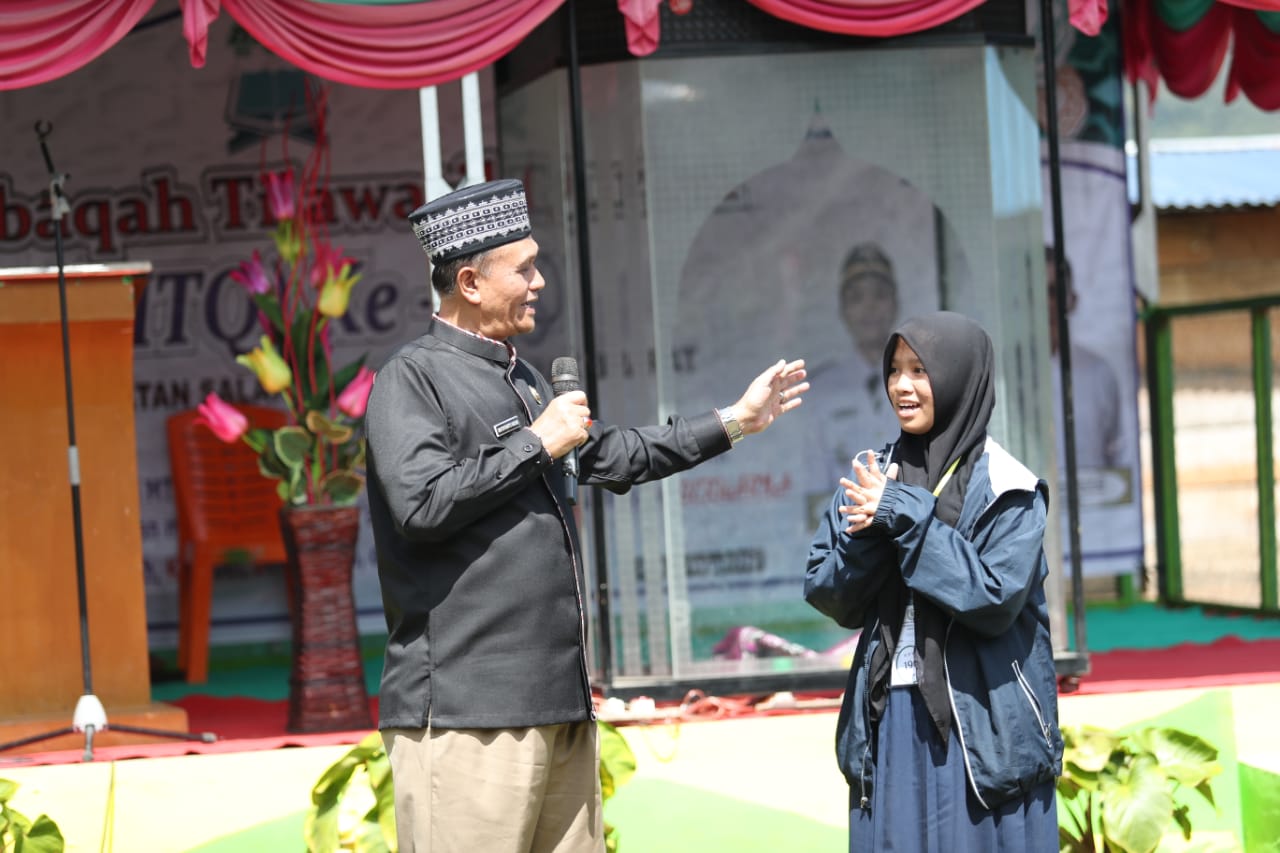 Wakil Bupati Pakpak Bharat Buka MTQ Kecamatan Salak