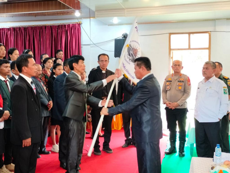 Forum Komunikasi Pelayanan Gereja Kabupaten Simalungun Gelar Pelantikan