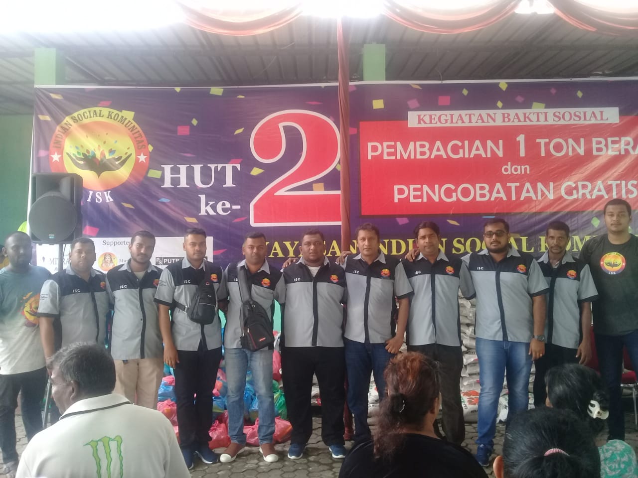 Peringati HUT ke-2 INDIAN SOSIAL KOMUNITAS Bersama RSU Mitra Sejati Gelar Bakti Sosial
