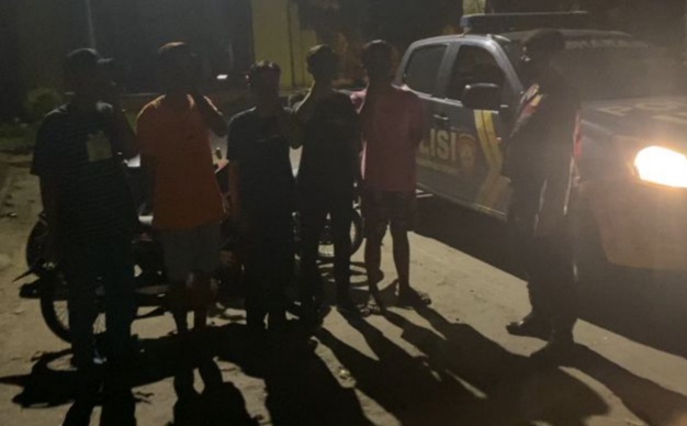 Antisipasi Gangguan Kamtibmas, Sat Sabhara Polresta Deli Serdang Laksanakan Patroli Blue Light