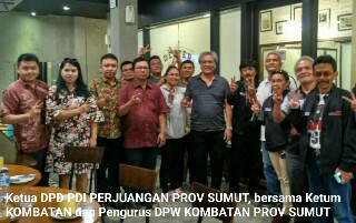 KOMBATAN Bangun Sinergitas Bersama PDI Perjuangan Dalam Mengawal Jokowi di Tahun 2019