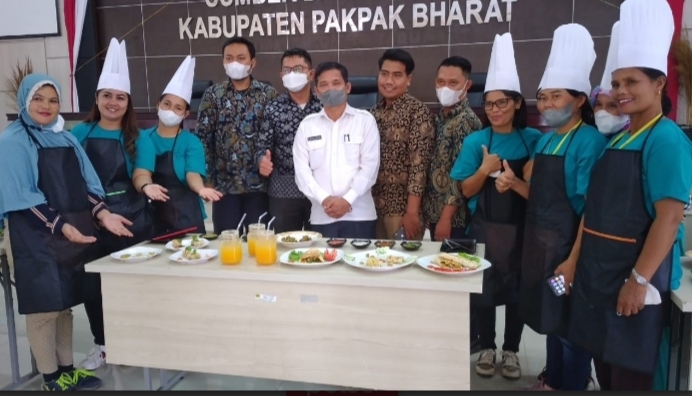 Dinas Parawisata Pakpak Bharat Gelar Pelatihan Peningkatan Inovasi dan Higienitas Sajian Kuliner