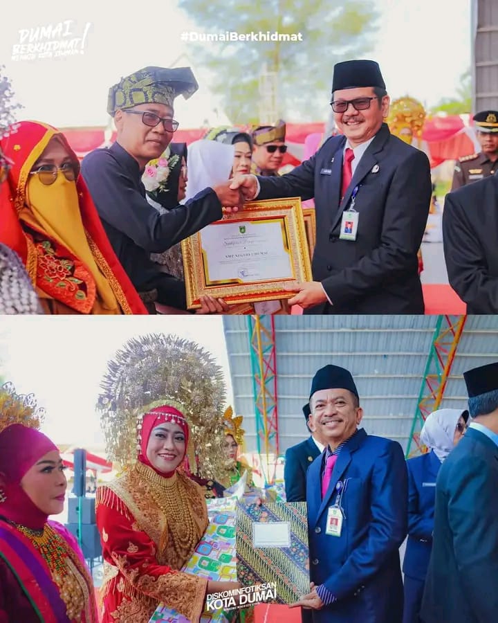 Sekda Kota Dumai Pimpin Upacara Peringatan Hardiknas 2024