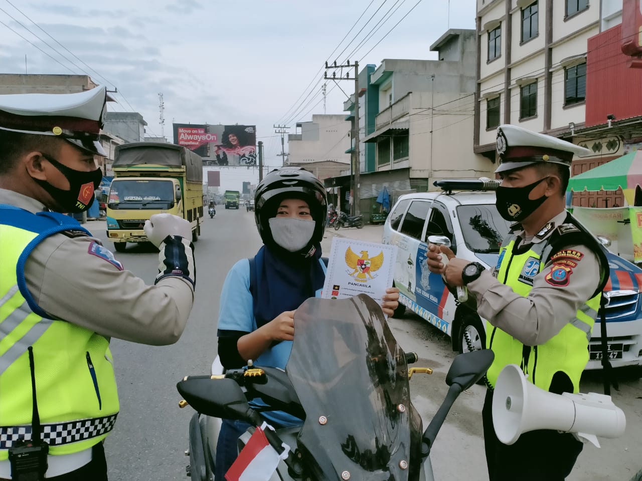 Sat Lantas Polres Sergai  Sosialisasikan Tertib Lalu lintas