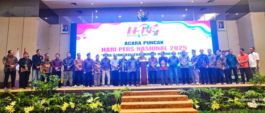 Peringatan Hari Pers Nasional (HPN) 2025 Di Kota Pekanbaru Provinsi Riau