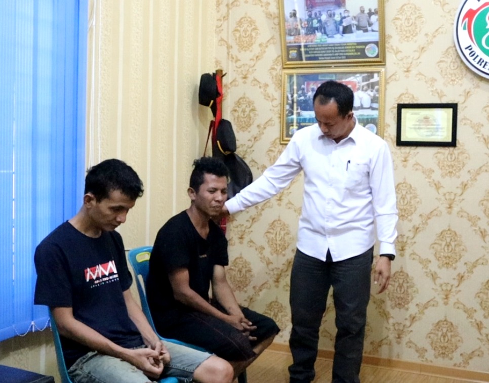 HP dan H pencandu narkotika dikirim ke BRSKPN INSYAF Medan untuk di rehabilitasi