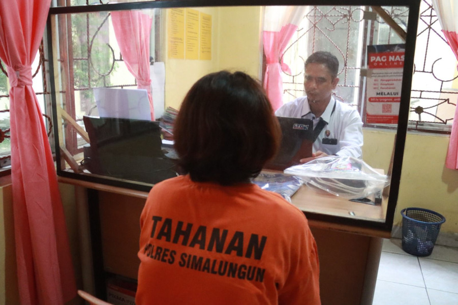 Polres Simalungun Tahan Tersangka Penganiayaan Anak Dibawah Umur Dengan Distrika