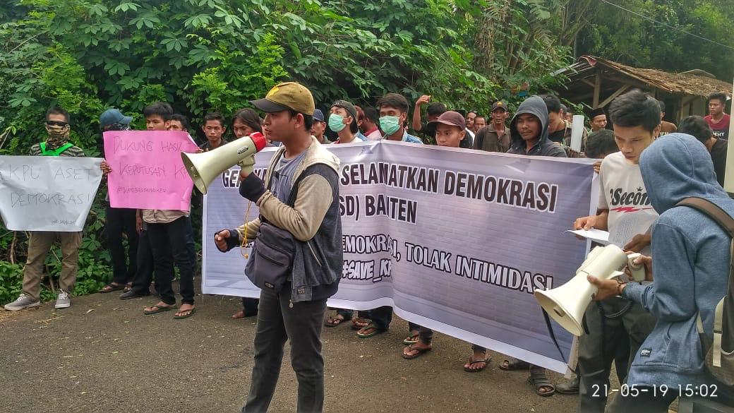 Gerakan Pemuda Selamatkan Demokrasi (GPSD) Banten  Mendukung Penuh Hasil Keputusan KPU