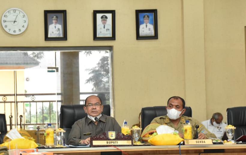 Cegah Penyebaran Covid-19 di Sergai, Pjs Bupati Ir H. Irman M.Si Langsung Tandatangani Perbup.