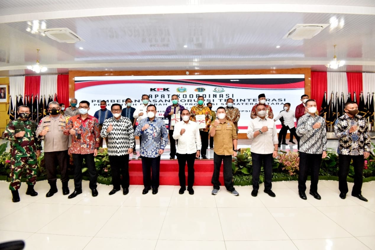 Melalui 8 Program Intervensi dari KPK RI, .Sergai Dukung Upaya Pemberantasan Korupsi 