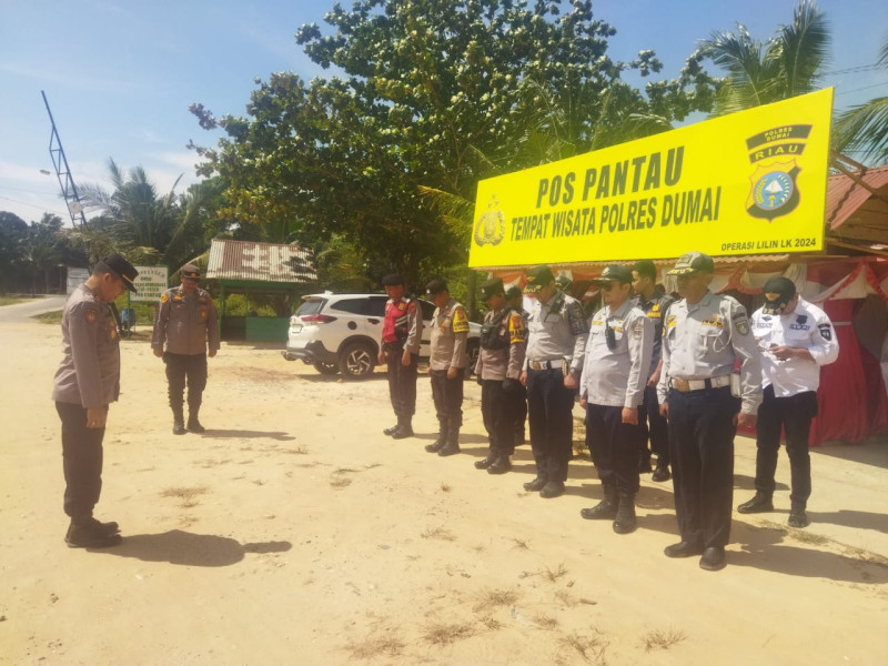 Polsek Medang Kampai Giat Preventif Objek Wisata Wilayah Hukum