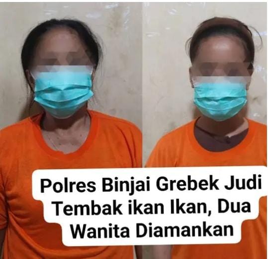 Dua Wanita Diamankan Polisi Terlibat Judi Tembak Ikan