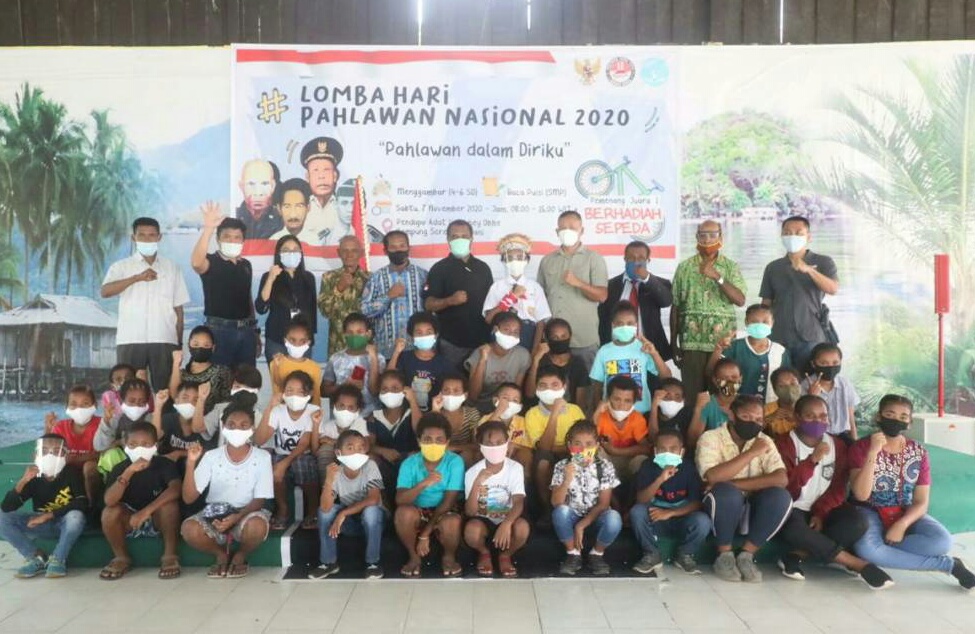Seratus Pelajar Papua Ikuti Lomba Hari Pahlawan Nasional
