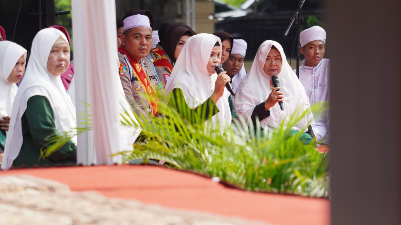 Polres Langkat Gelar Doa dan Zikir Akbar, Hadir Hj. Bunda Indah Ajak Taubatan Nasuha