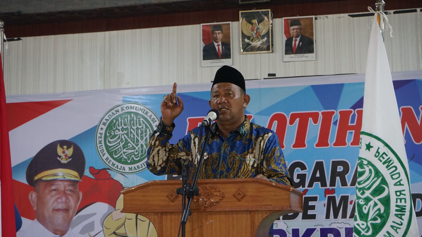 Syah Afandin Membuka Pelatihan Bela negara Brigade Masjid BKPRMI