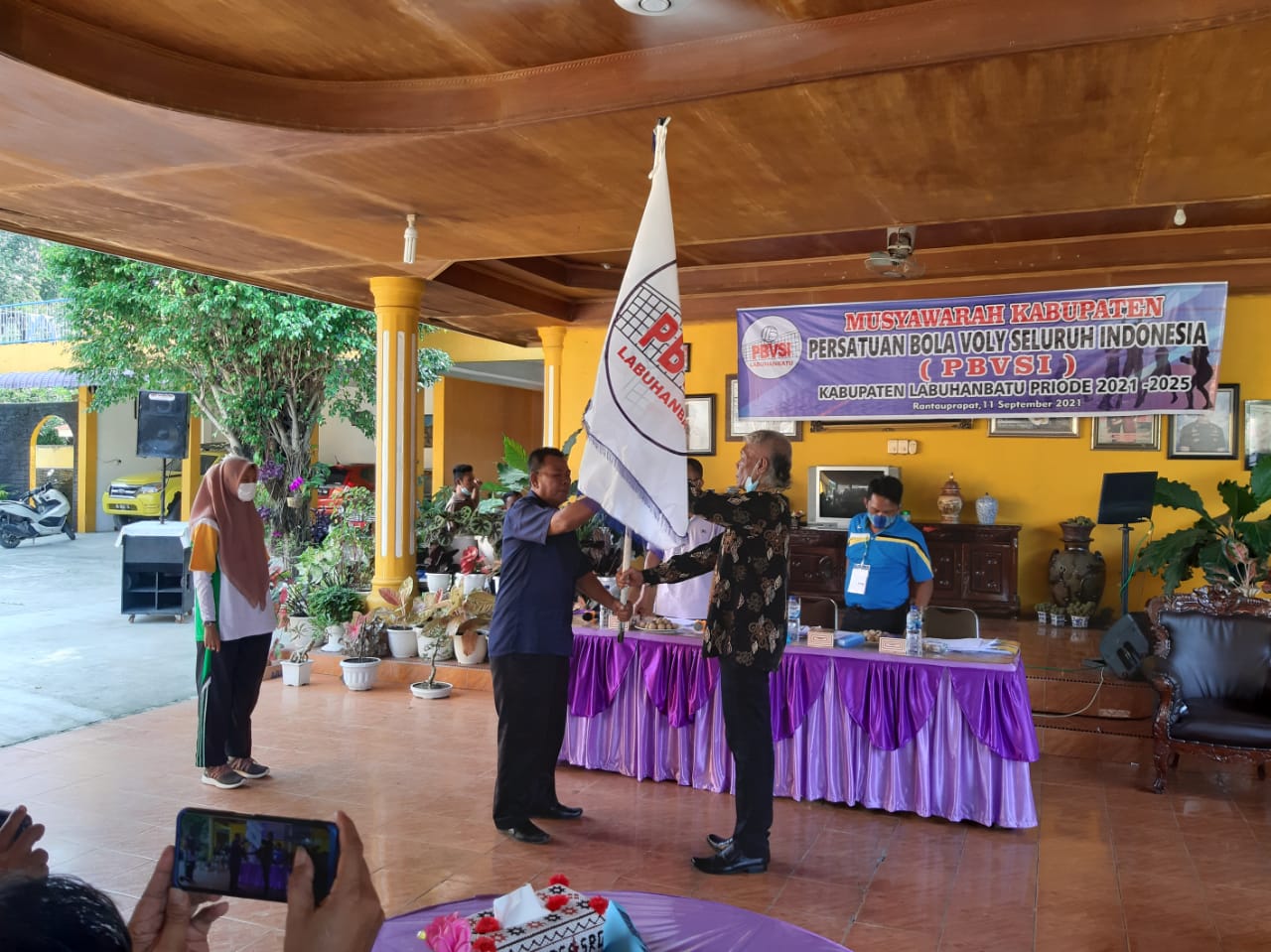 DR. H.Freddy Simangunsong MBA Terpilih Kembali Menjadi Ketua PBVSI Labuhanbatu  