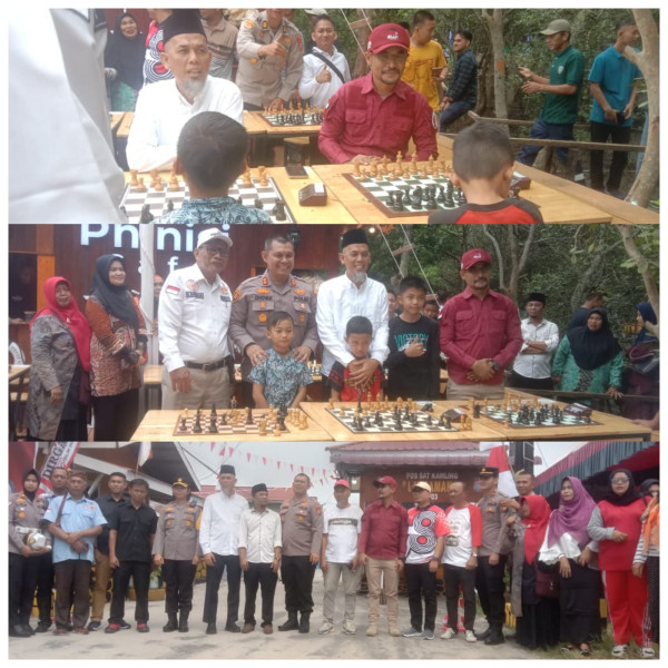 Kapolres Dumai Resmikan Kampung Bebas Narkoba