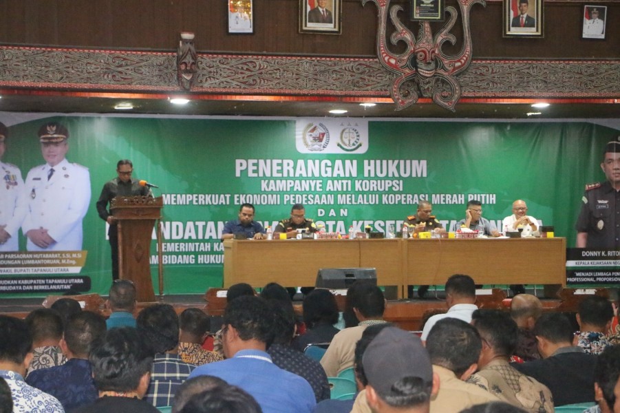 Kejari Tapanuli Utara Dukung Pembentukan Kopdes Merah Putih