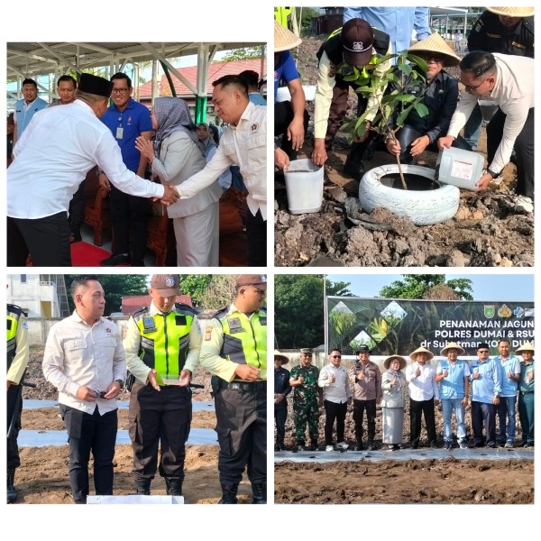 Ketua PWI Dumai Bambag Prayetno Dukung Gerakan Ketahanan Pagan  HUT Ke- 27 Kota Dumai