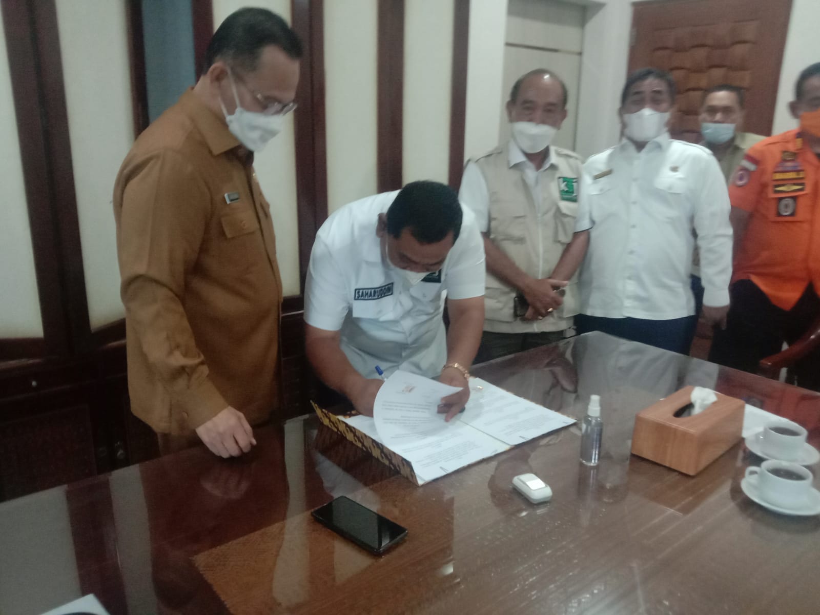 Tangani Bencana Alam,KSJ Dan Gubsu Tanda Tangani MoU Bersama BKPRMI Dan Perguruan Tinggi