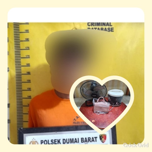 Kuras Barang Barang Rumah Tangga Disaat Rumah Ditinggal Penghuninya Seorang Pelaku Diamankan Polsek Dumai Barat