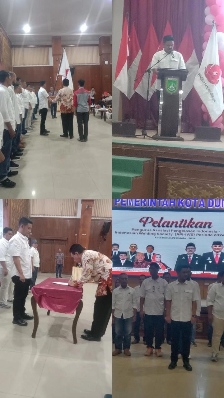 Pengurus API-IWS Provinsi Riau Dilantik Masa Bakti 2024-2029.