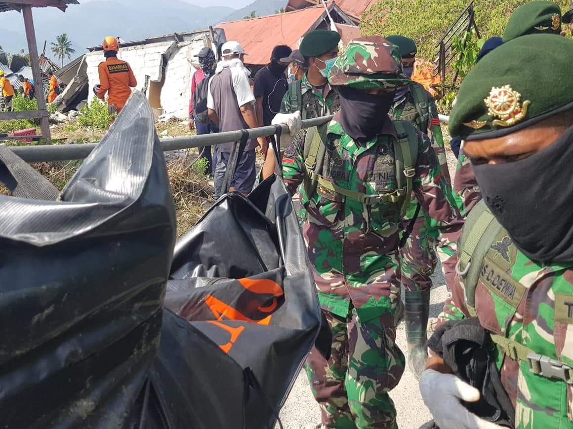 TNI Temukan 188 Jenazah di Reruntuhan Perumahan Balaroa Palu