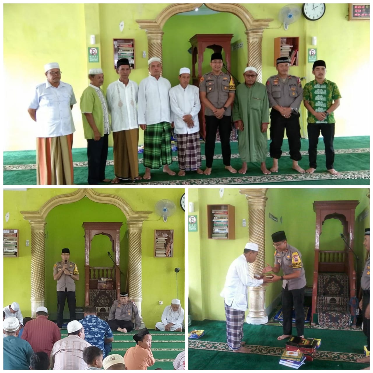 Wujudkan Pemilu Damai, Kompol Rosyid Sampaikan Pesan Kamtibmas 