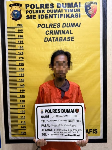 Dua Orang Terlapor Pengerusakan Rumah di Dumai Timur Diamankan Polisi