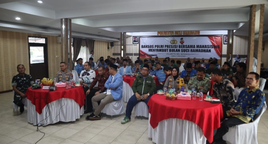 Jelang Ramadan, Polresta Deli Serdang Gelar Baksos Polri Presisi