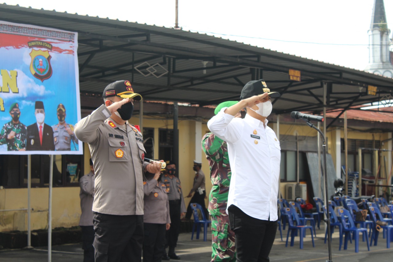 Serentak Di Sumut, Polres Pematangsiantar Gelar Apel Kesiapan Tenaga Vaksinator Tambahan