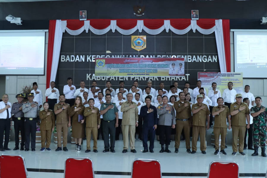 Puluhan Calon Kades Di kabupaten Pakpak Bharat Melakukan Deklarasi Damai