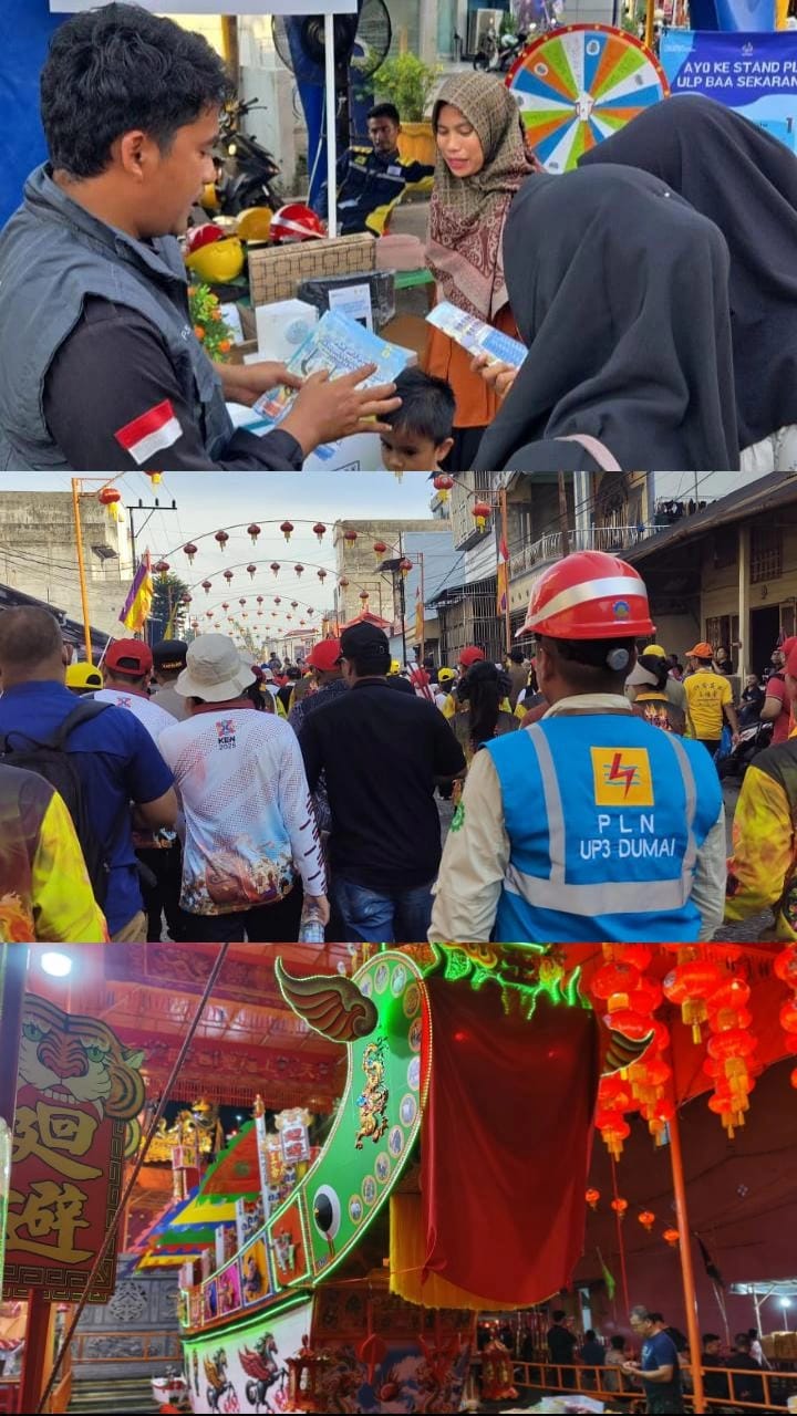 Dukung Sektor Pariwisata Riau, PLN Hadirkan Listrik Andal Sukseskan Festival Bakar Tongkang di Bagansiapiapi