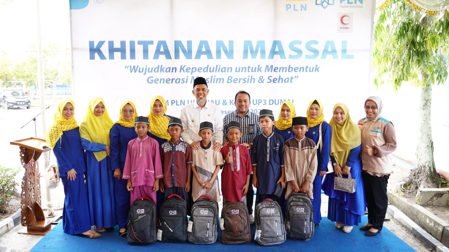 Walikota Dumai Apresiasi YBM PLN UP3 Dumai Gelar Khitanan Massal