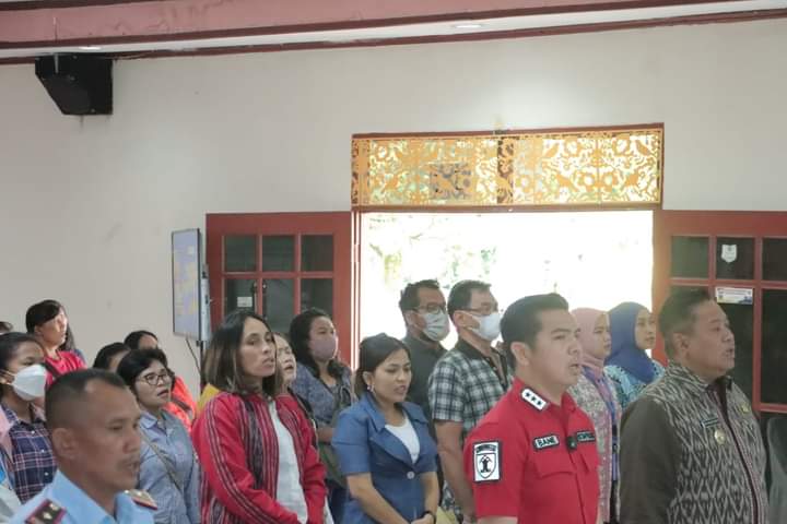 Bupati Eddy Berutu Membuka Sosialisasi Penguatan Pelayanan Publik Kekayaan Intelektual