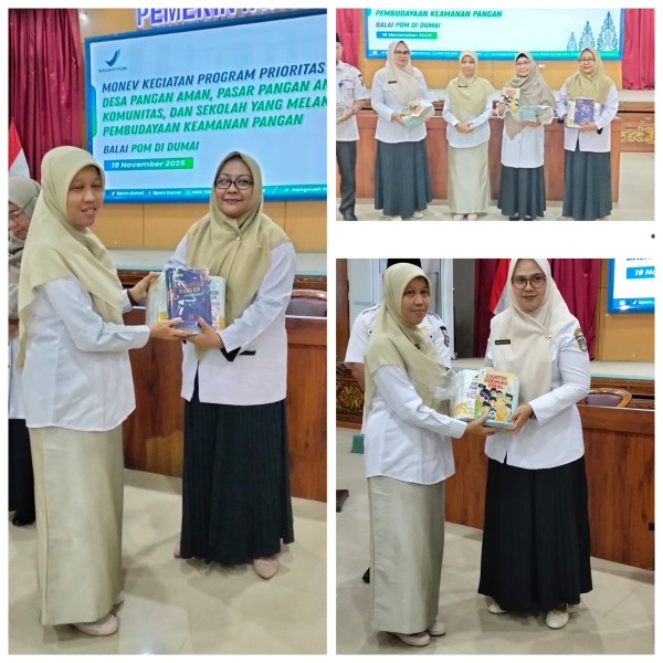 Balai POM Dumai Gelar Monev Program Prioritas Nasional Keamanan Pangan