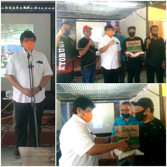 Pekerja Seni Budaya Terdampak Covid-19 Dapat Bantuan Sembako Dari Binsar Situmorang