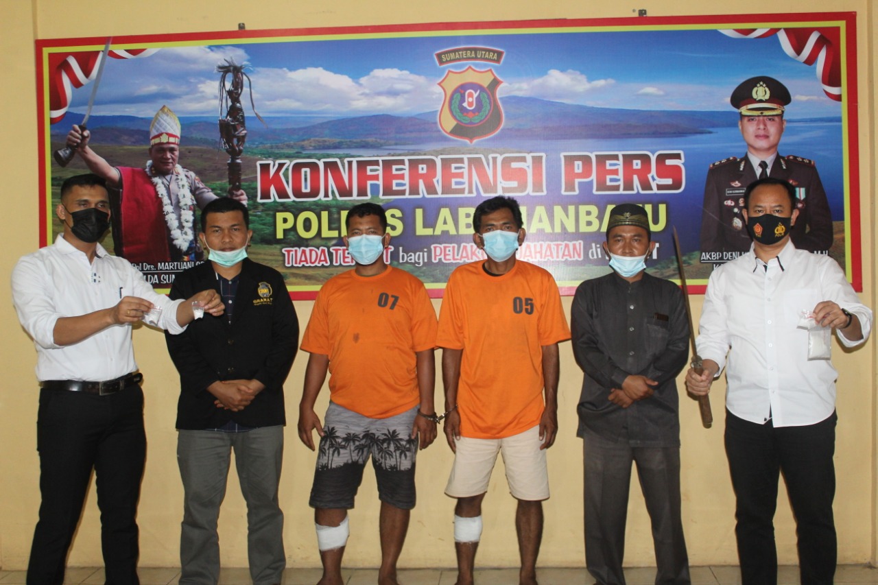 MZ dan HT kaki tangan Man Batak ditangkap Saat Res Narkoba Polres Labuhanbatu 