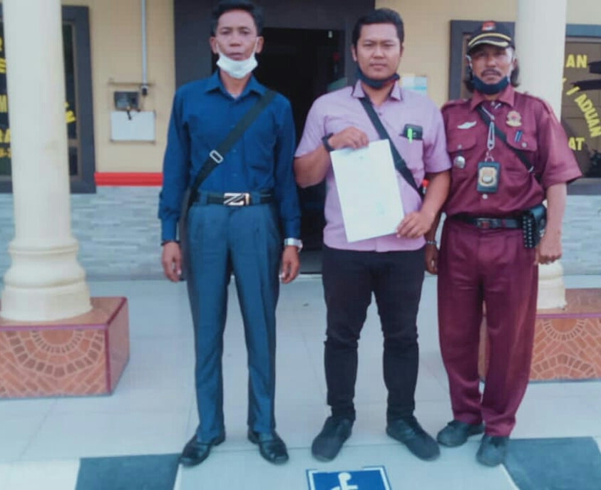 Jurnalis Media Cetak& Online Bidik Indonesia Laporkan Heni Wati Sagala ke Polres Labuhanbatu