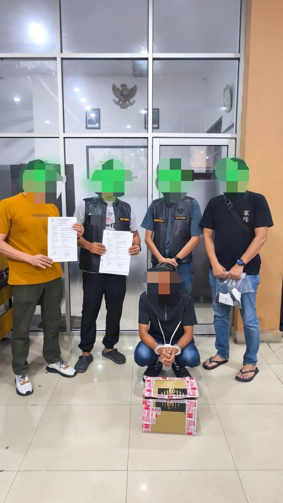 5.095 Gram Sabu di Pelabuhan Ferry Digagalkan Oleh Bea cukai Dumai Penyelundupan