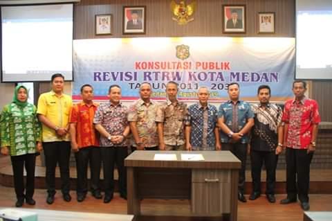 Pemko Medan Merevisi Perda tentang RTRW Ditandatangani Empat Kecamatan