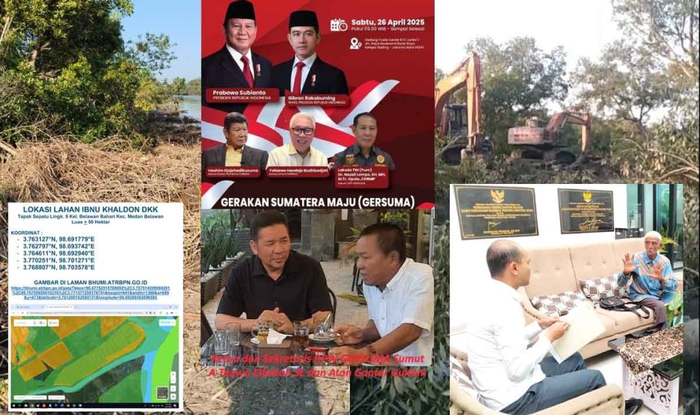 GERSUMA akan Lapor ke Kejati Sumut Dugaan 23 SHM Dibiayai Negara Milik Ibnu Haldun DKK Di Belawan Bahari