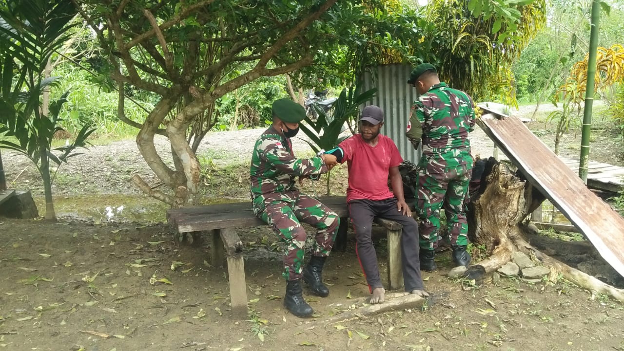 Satgas Yonif MR 413 Kostrad Wujudkan Papua Sehat