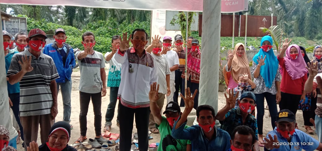 Ikut Sosialisasikan Nomor Urut Paslon KDH Simalungun, Camat Gunung Malela Diminta Dievaluasi